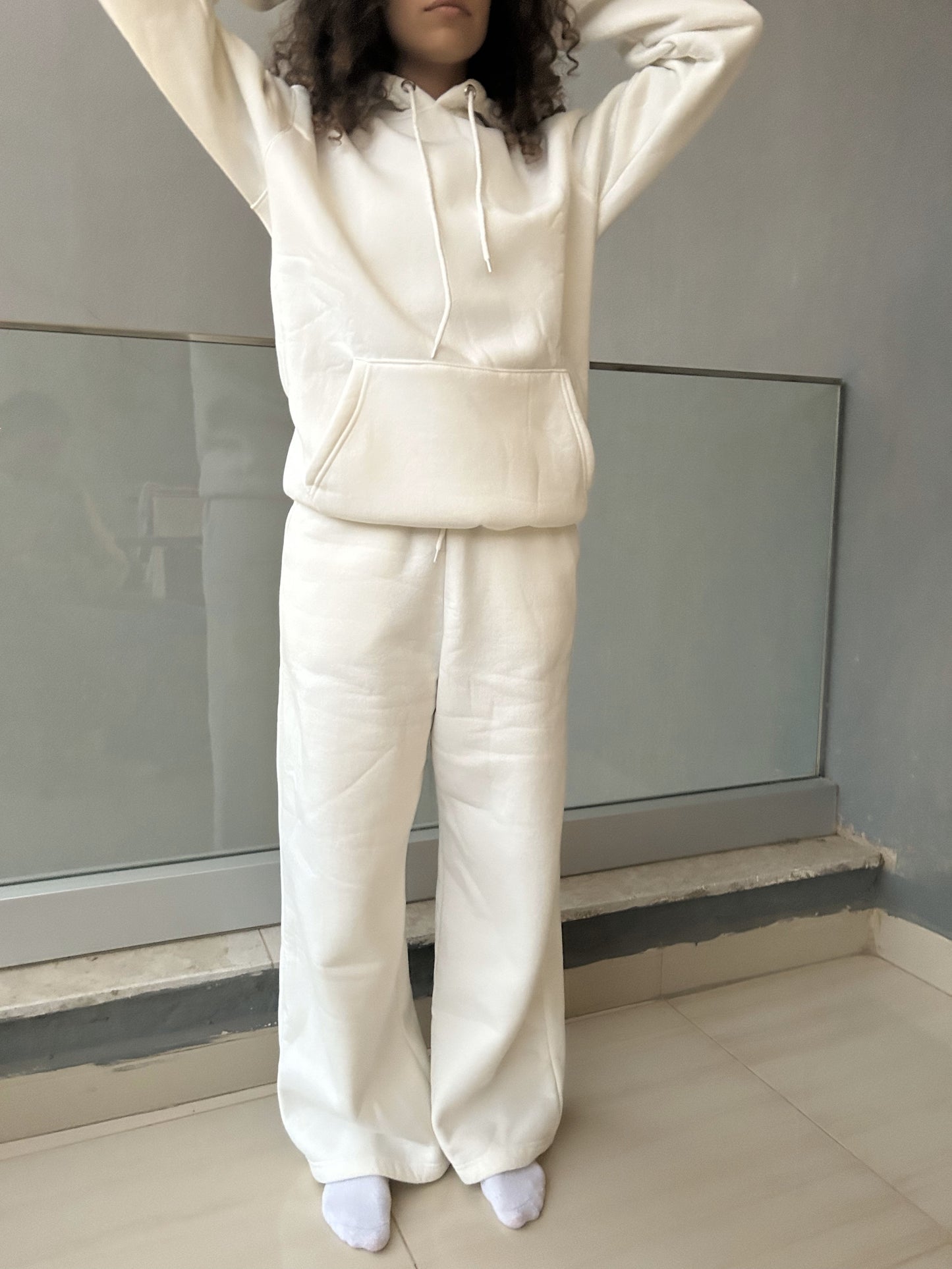 Hoodie and Straight Pants Co-ord Set